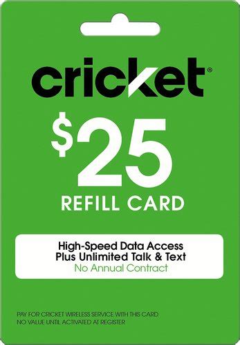 Paying In Store. . Cricket wireless refill card